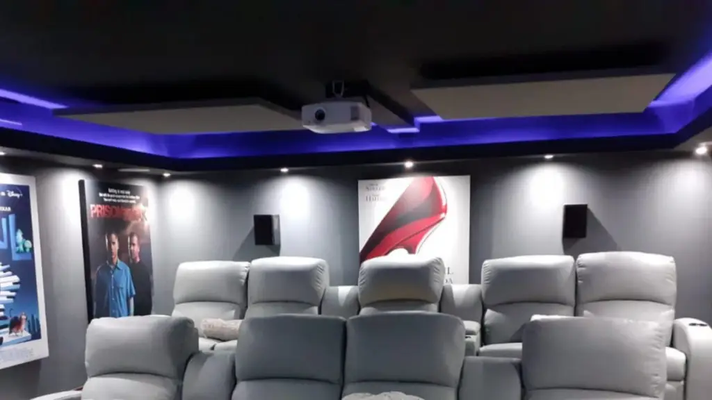 Cinema room installation