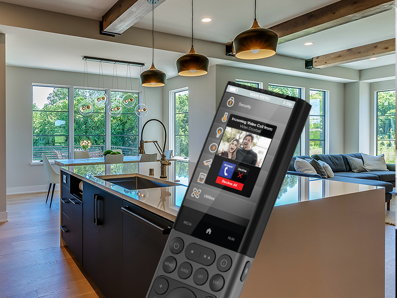 Nice remote in kitchen